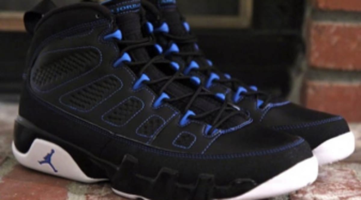 retro 9s black and blue
