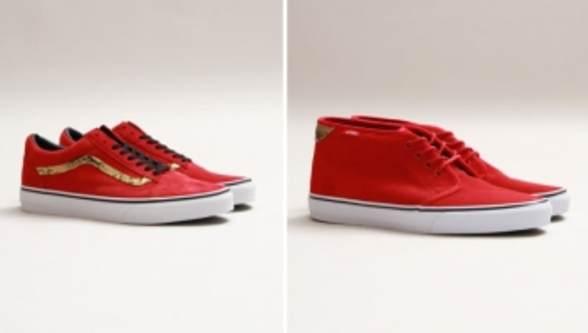 Vans Old Skool and Chukka - 'Red Snake' Pack | Sole Collector