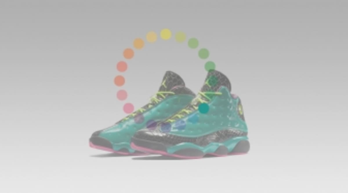 retro 13 jordans colorful