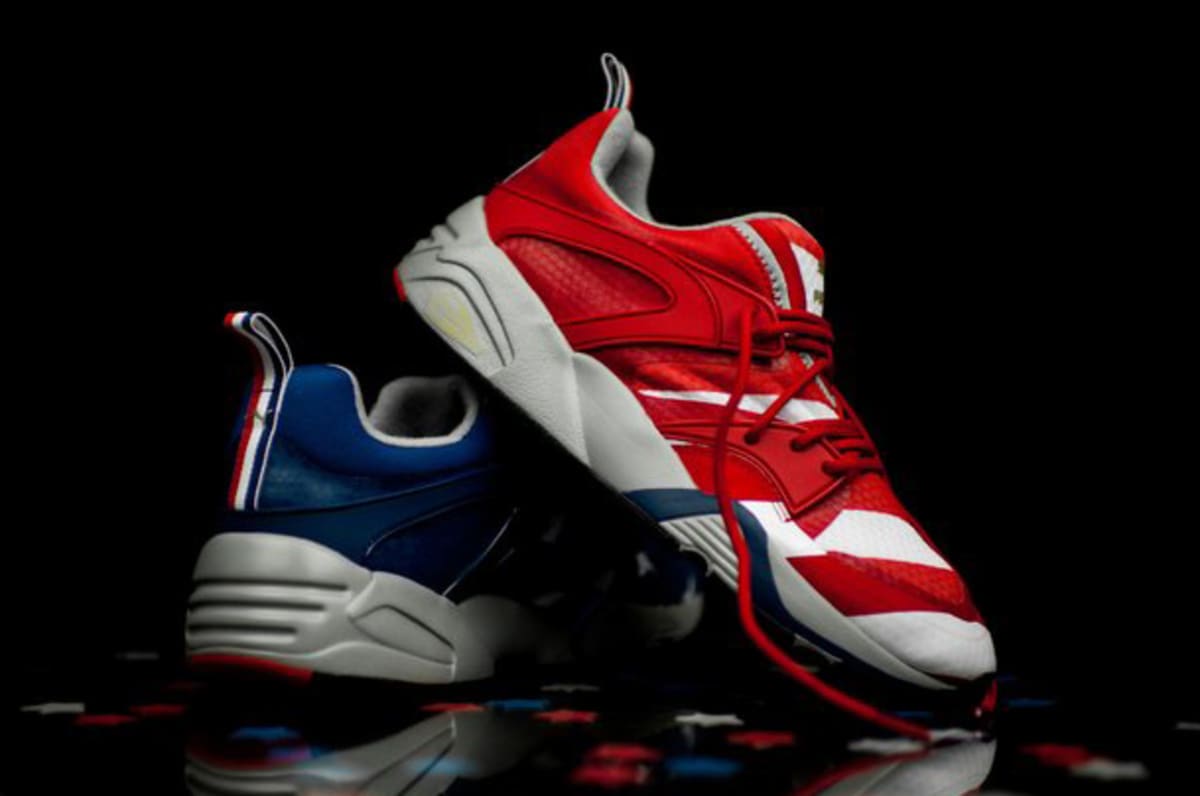 puma blaze of glory blue kids