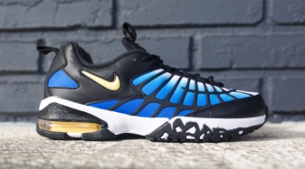 light blue and black nike