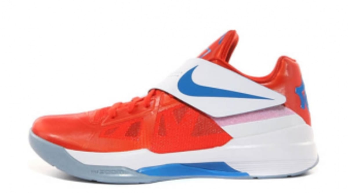 kd shoes blue and orange