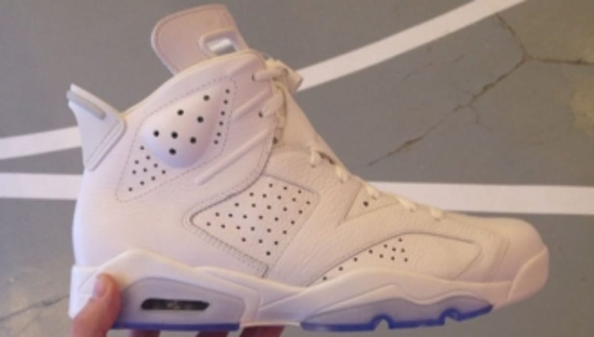 all white jordan 6s