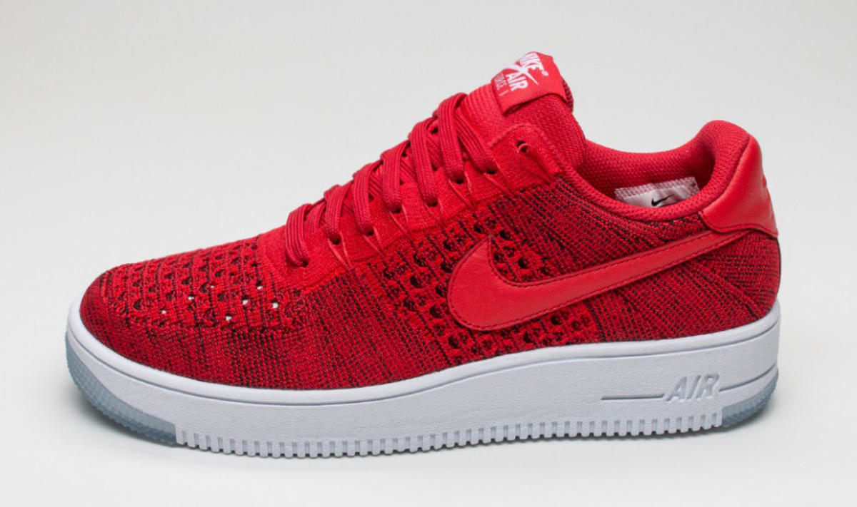 air force 1 red bottoms