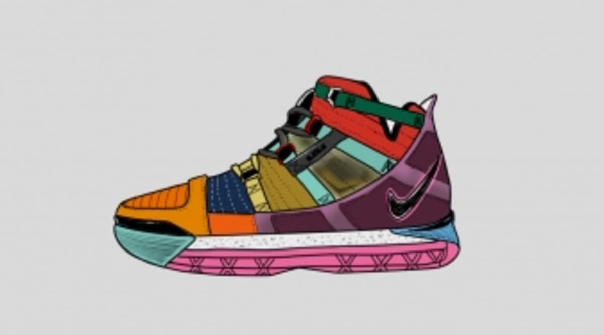 nike lebron rainbow