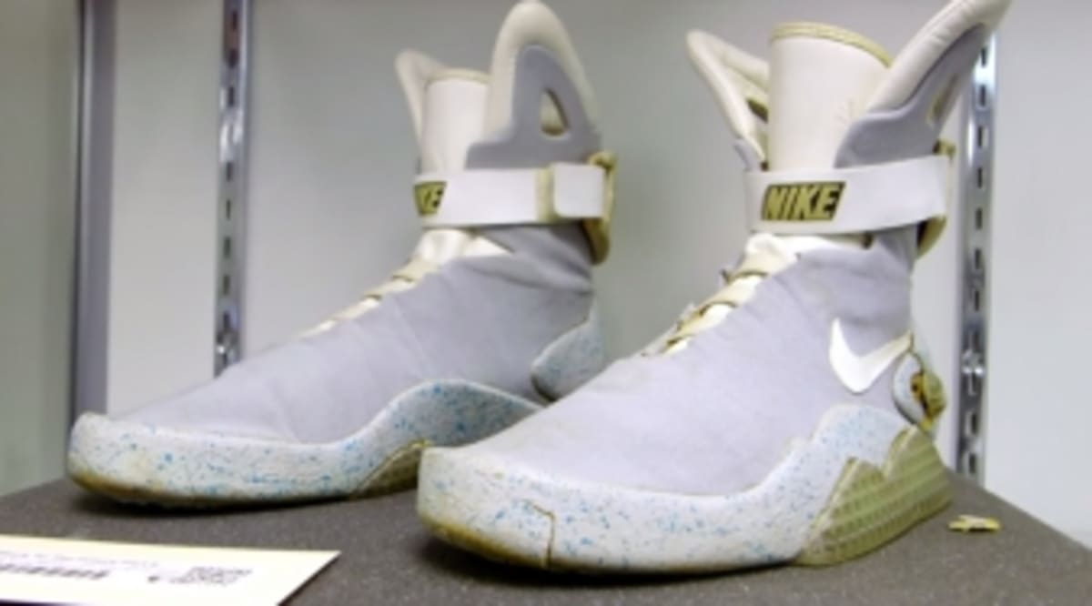 Here's Marty McFly's Original 'Back to Future' Nikes Are Hiding Sole Collector