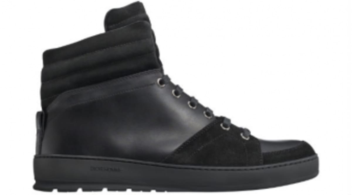 dior high tops black