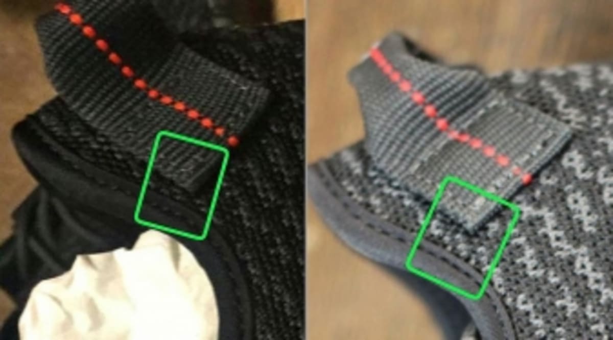 how to tell if pirate black yeezys are fake