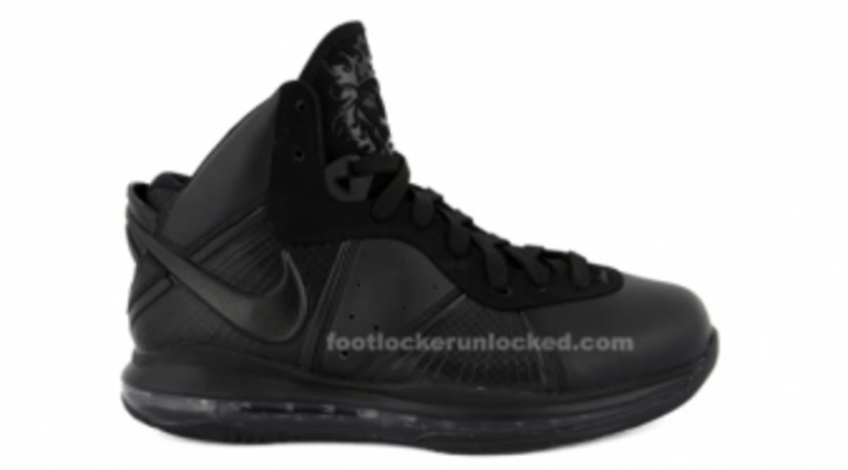 nike lebron 8 black