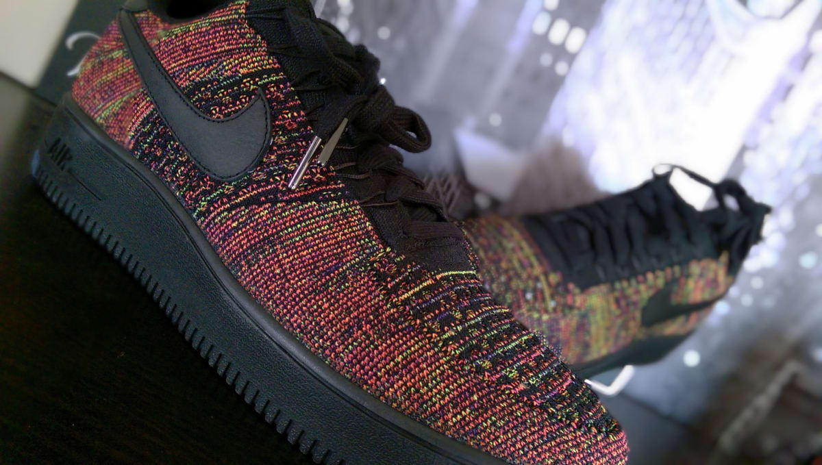 black multicolor air force 1