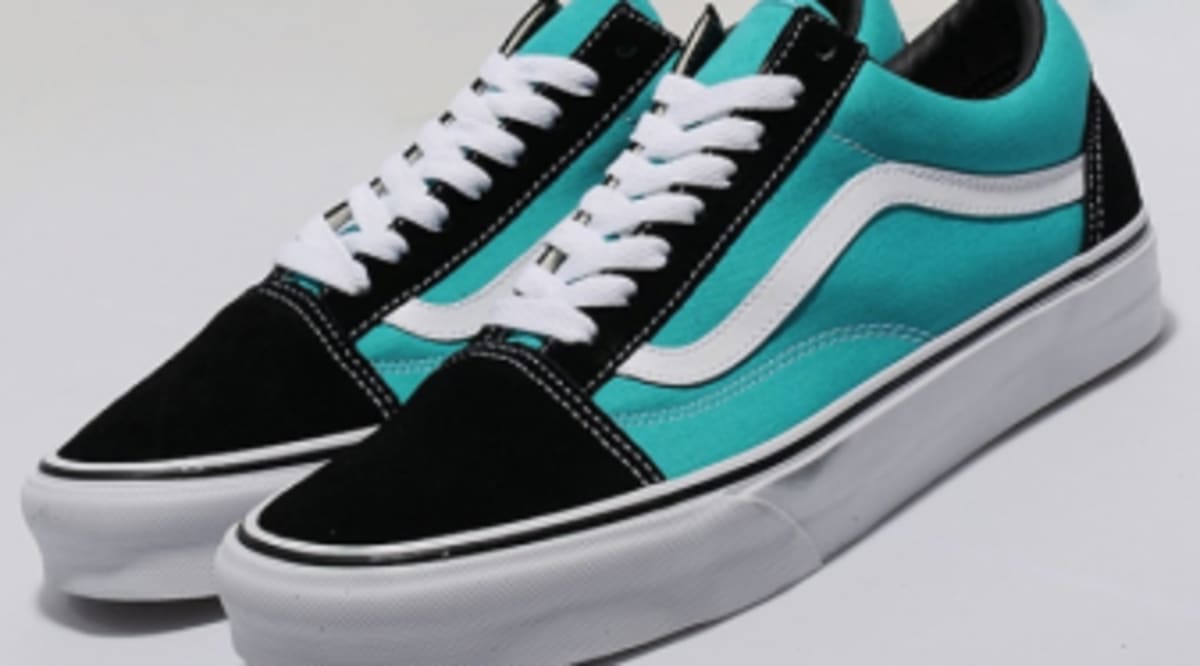 all turquoise vans