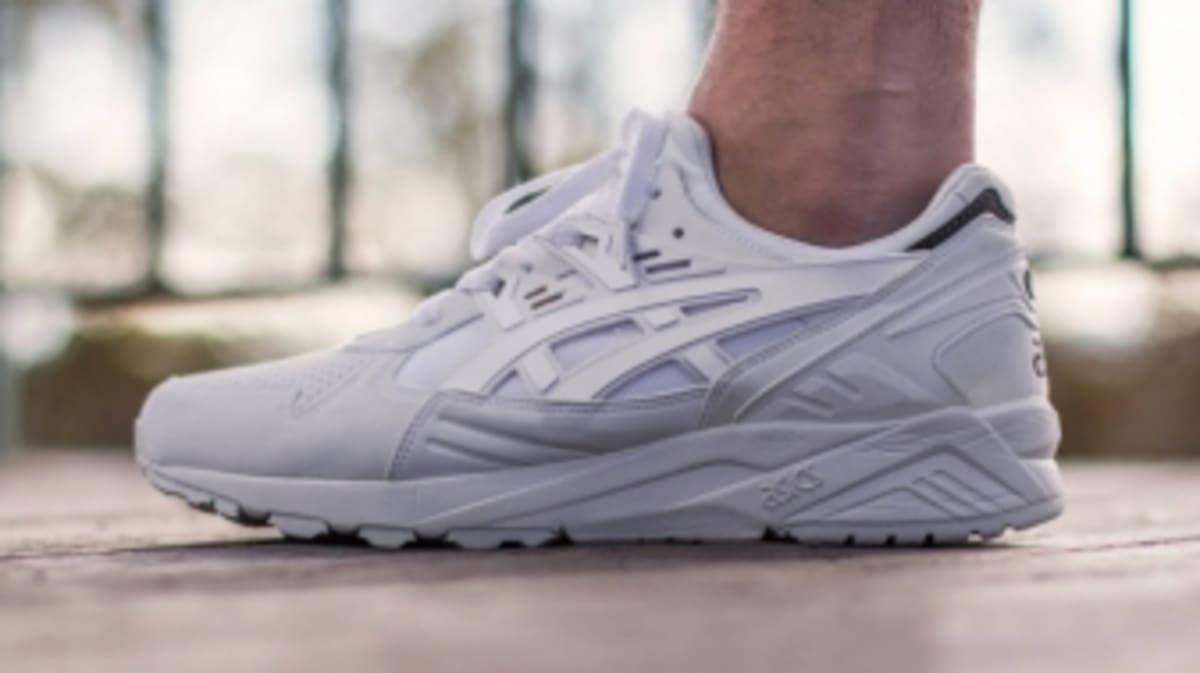 asics gel kayano black and white