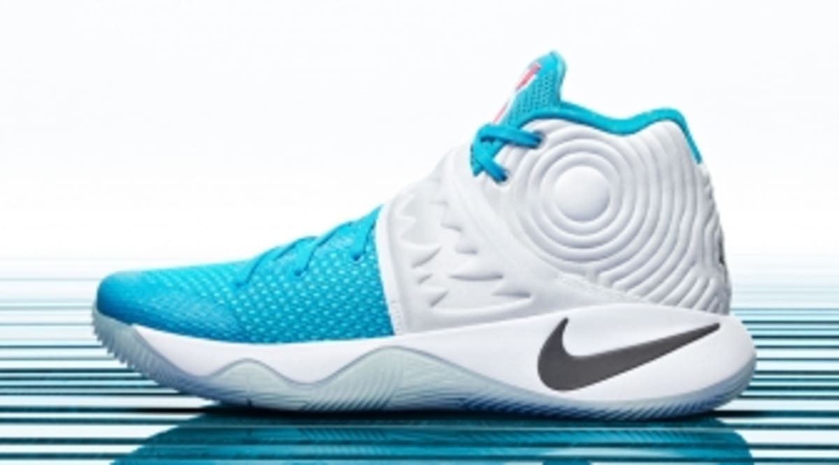 kyrie irving shoes blue and orange