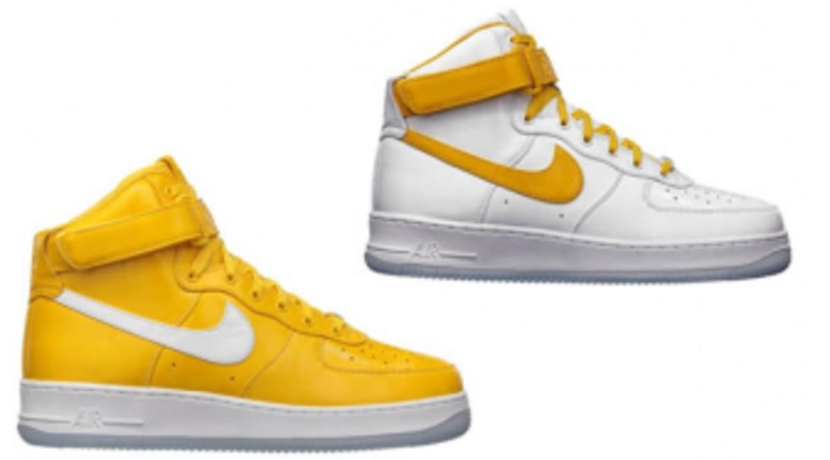 nike air force 1 university gold