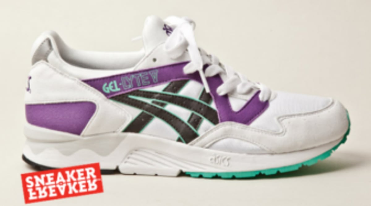 ASICS Gel Lyte V - White / Purple / Green | Sole Collector