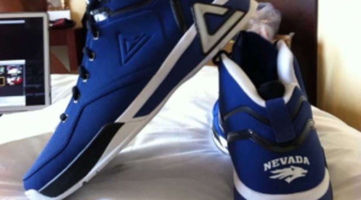 PEAK Creates University of Nevada Sneakers for JaVale &hellip;
