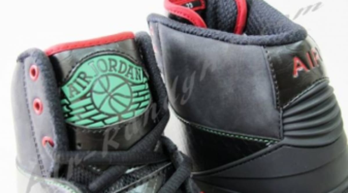 green red and black jordans
