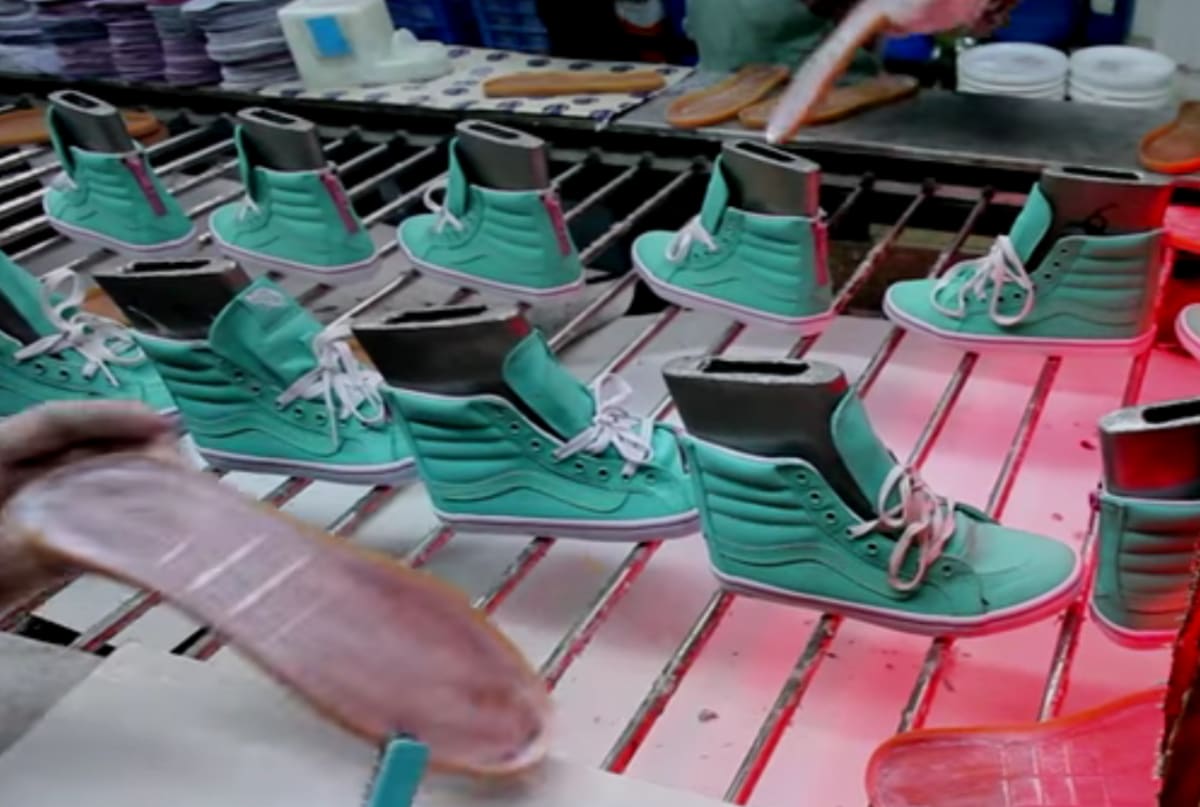 vans factory sneaker factories sole