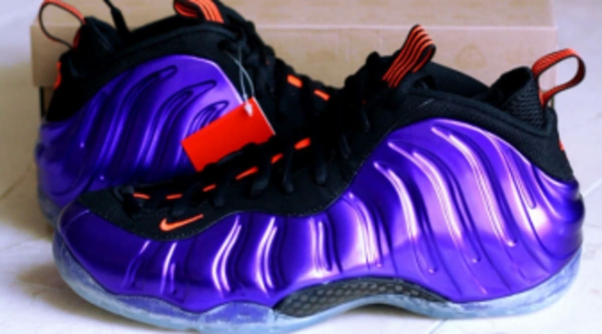 purple and orange foamposites