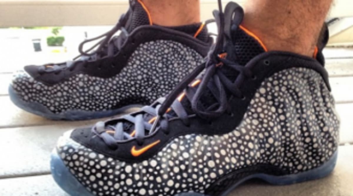 foamposites on foot