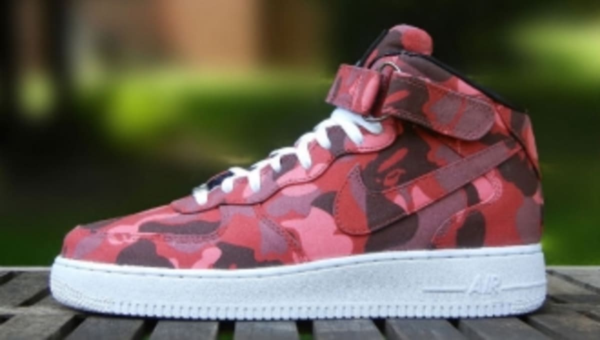 bape black air force 1