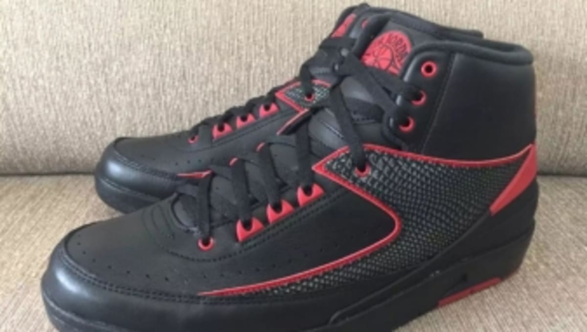 black red jordan 2