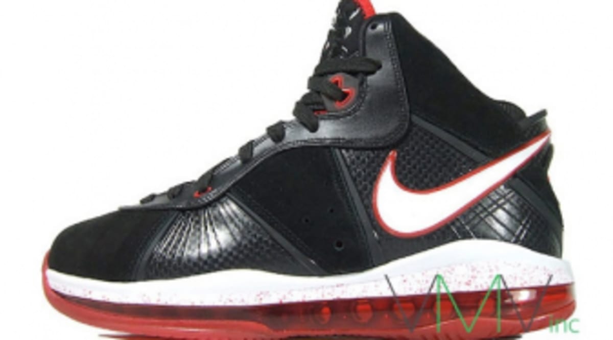 lebron 8 red and black