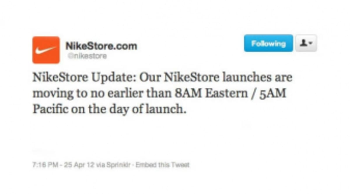 niketown release calendar