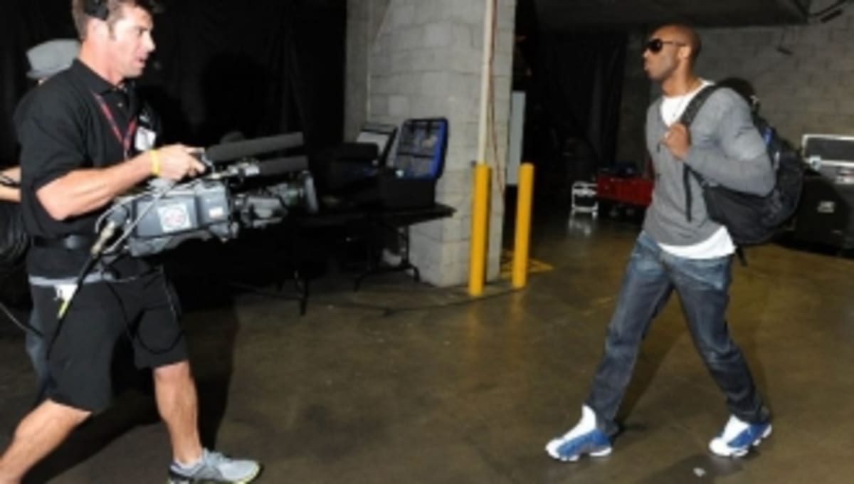 players wearing jordans