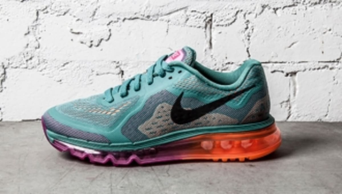 orange and green nike air max