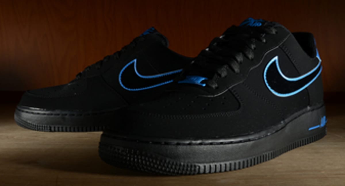 blue sole air force 1