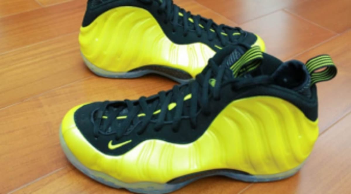 nike air foamposite one electrolime