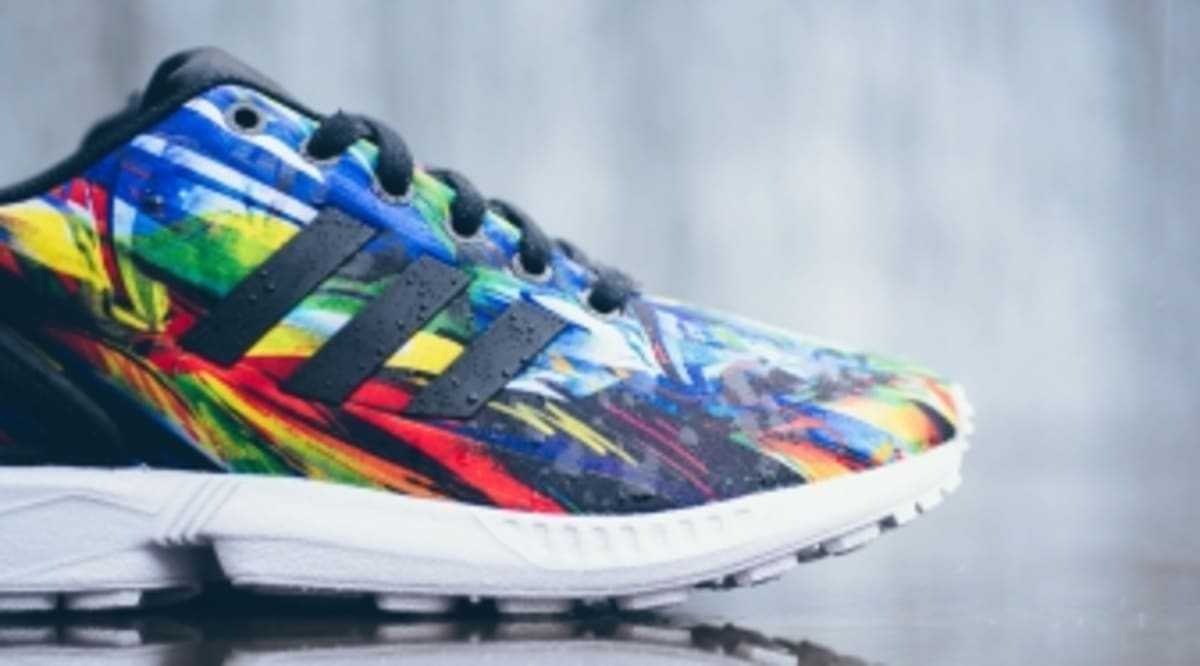 colorful adidas zx flux