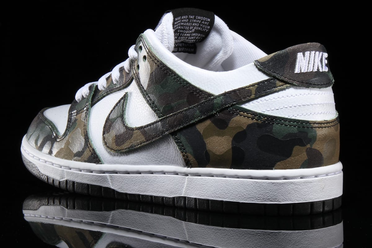 sb dunk camo low