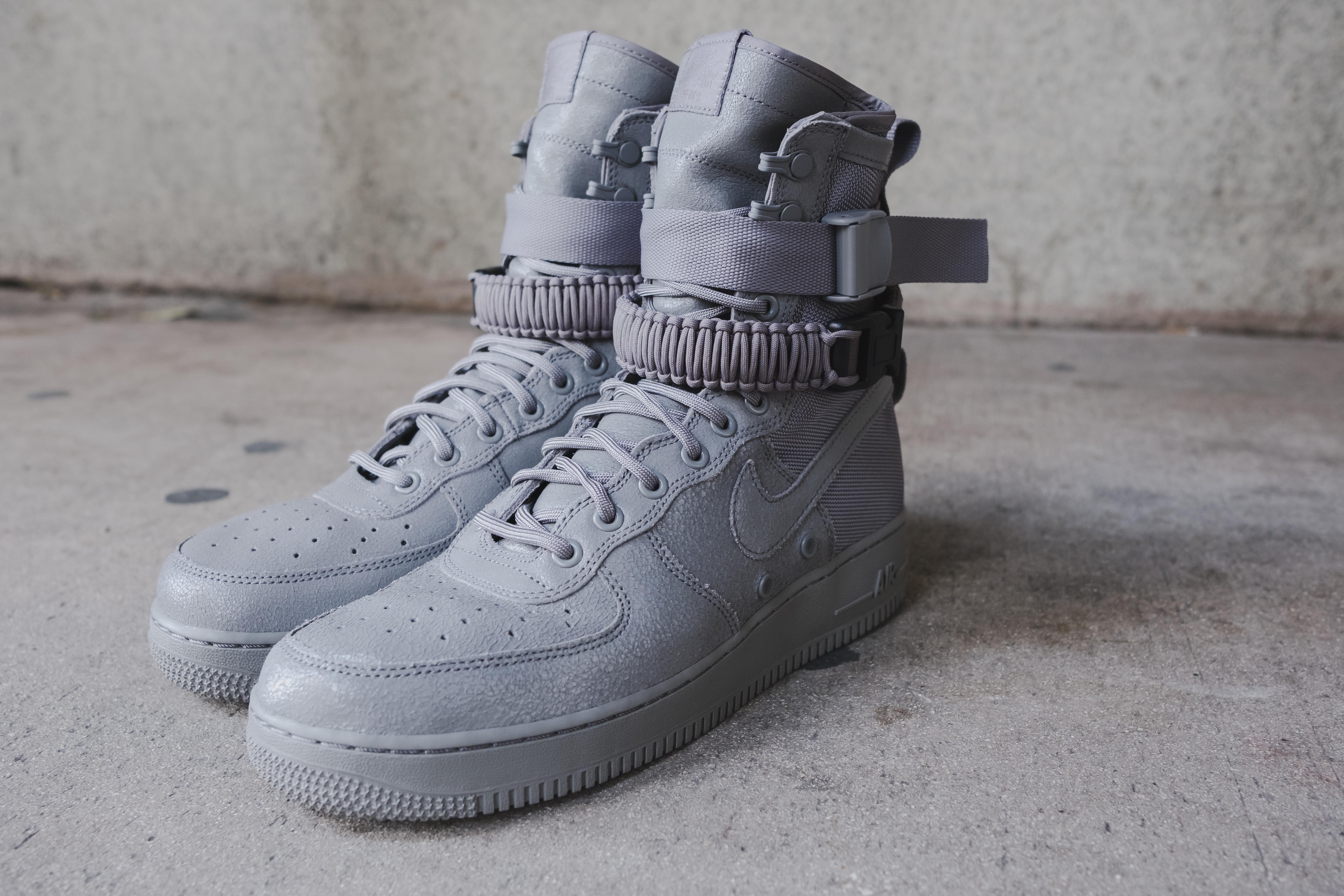 nike sf air force 1 grey