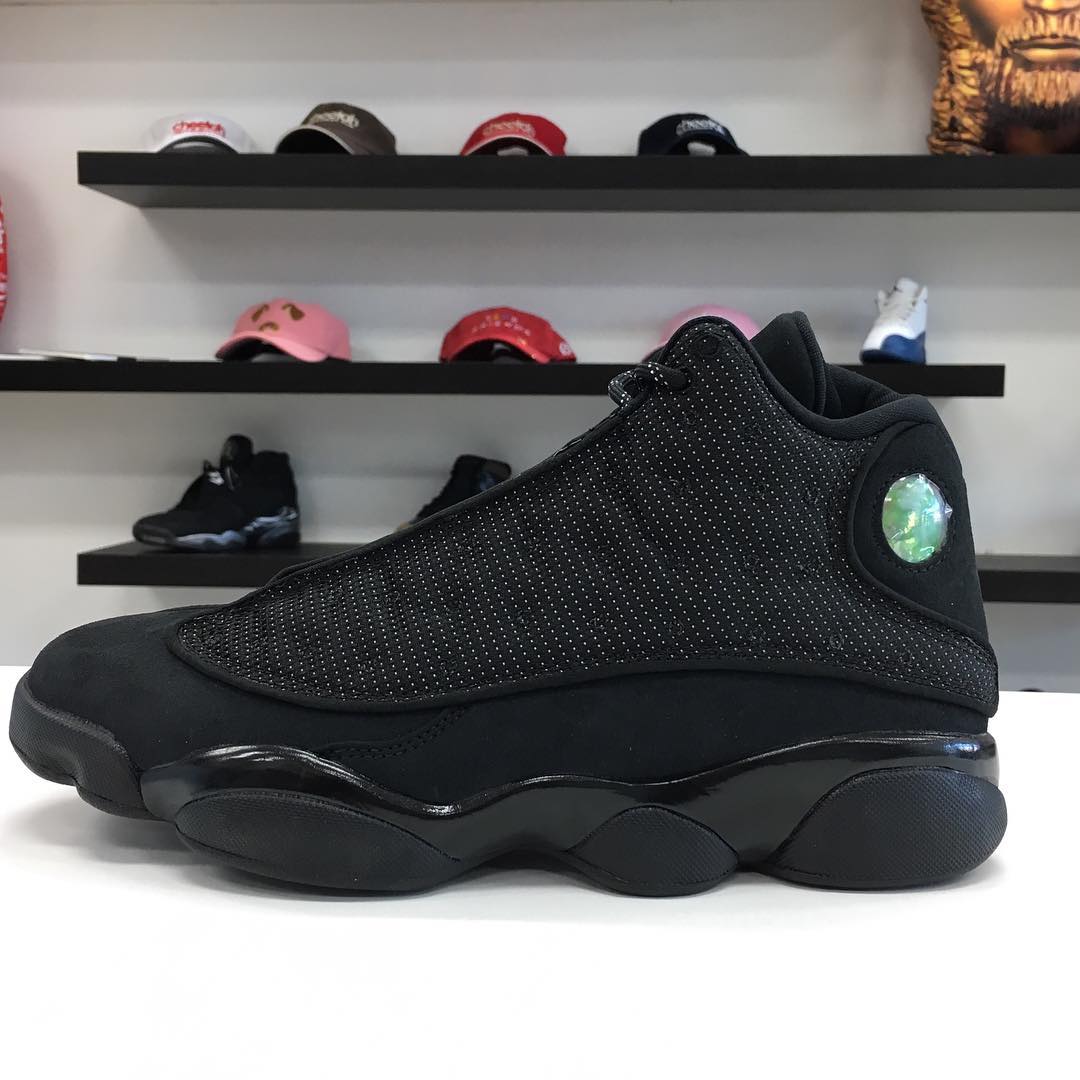 all black jordan 13s