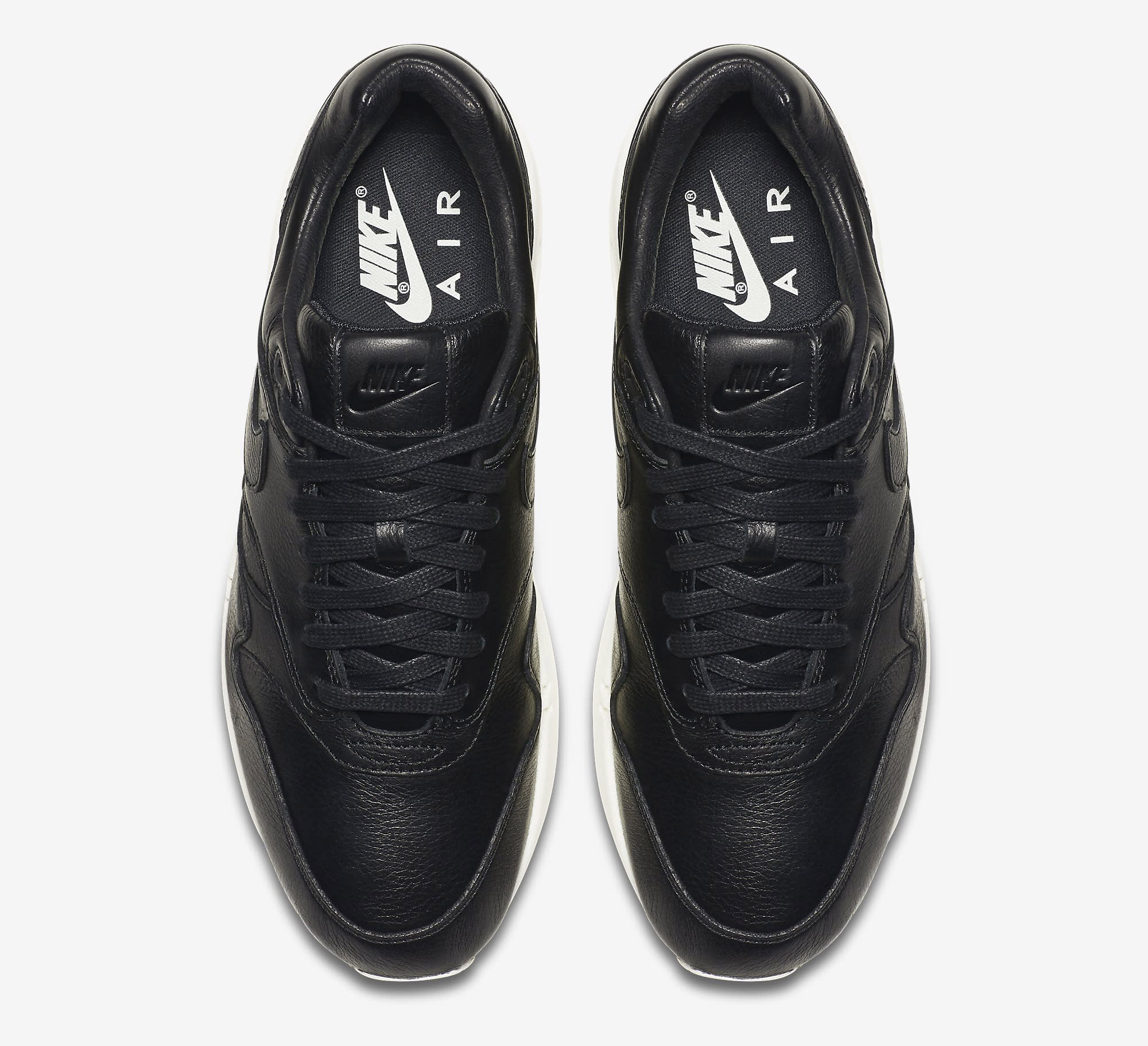 nike air max 1 black leather