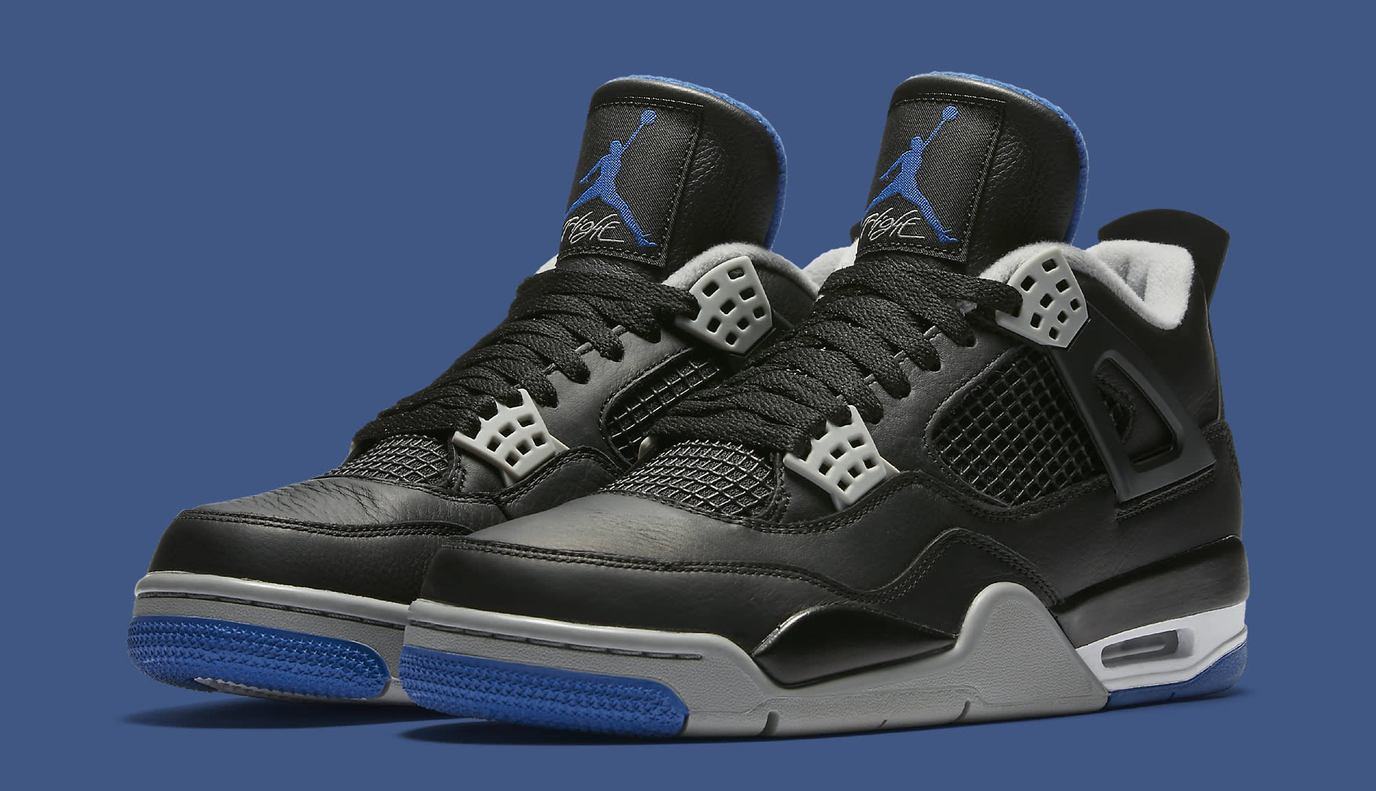 jordan 4s blue and black