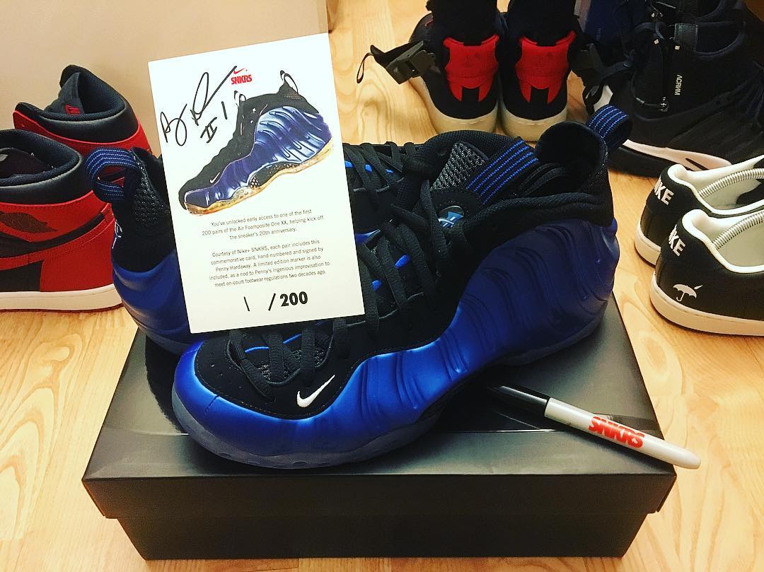 penny hardaway foamposite shoes