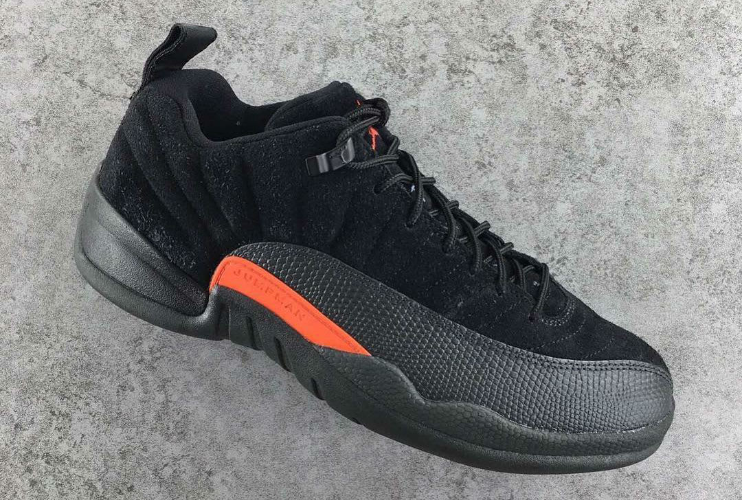 jordan 12 black and orange