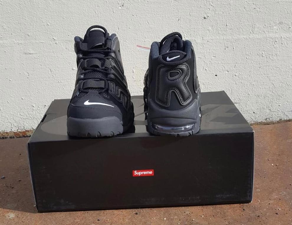 supreme nike uptempo black