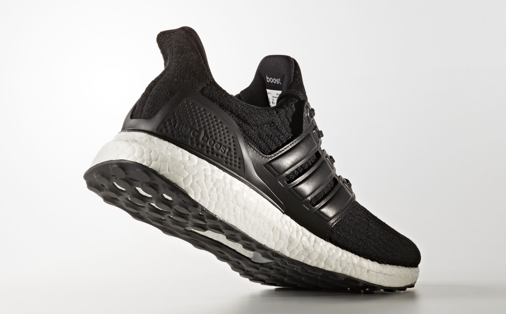 adidas ultra boost black leather