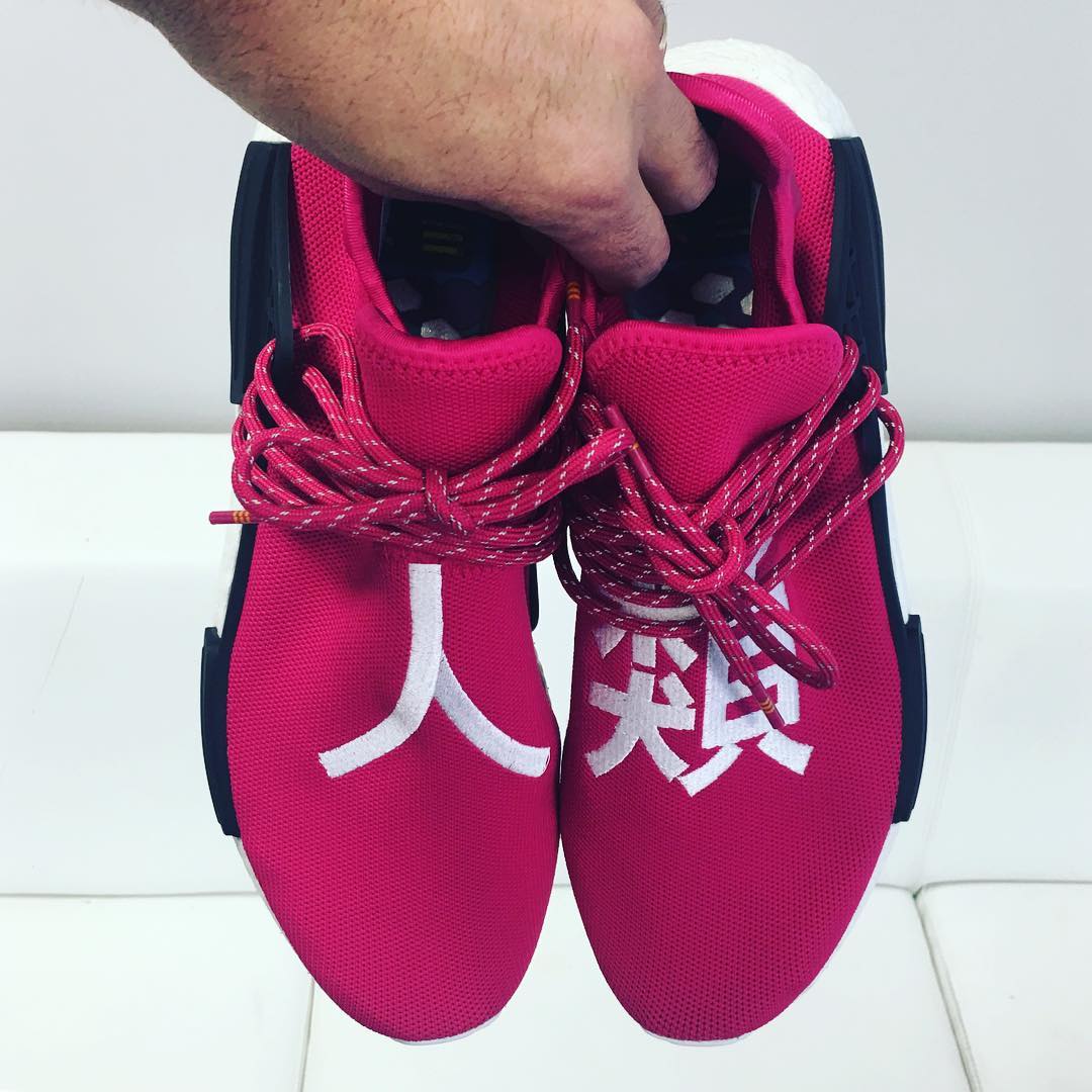 adidas pharrell nmd pink