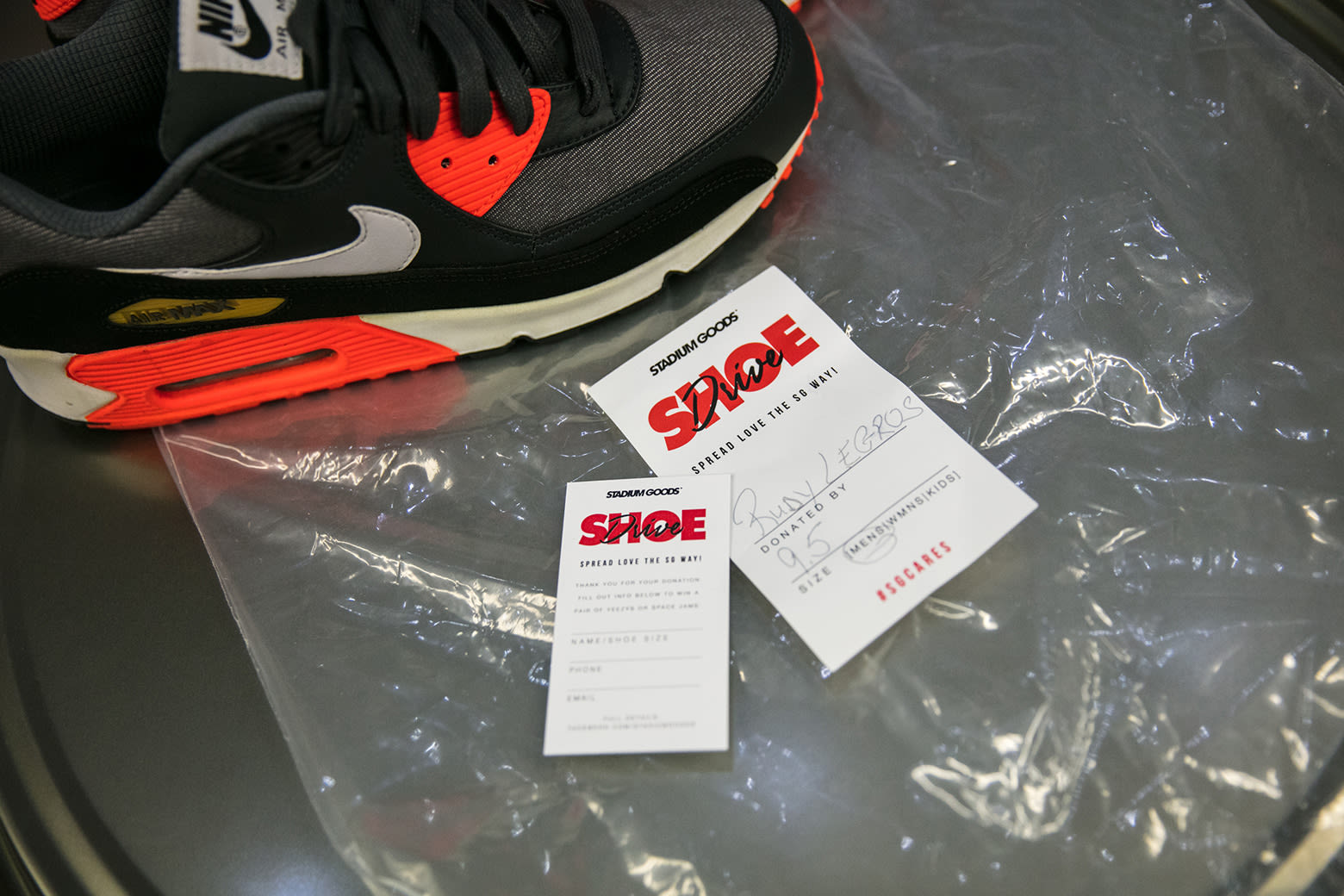 free sneaker raffle