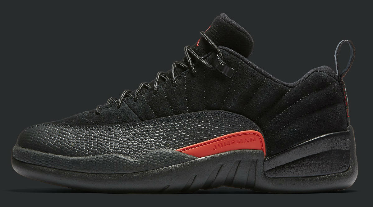 retro 12 low black and orange