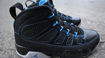 black and blue retro 9