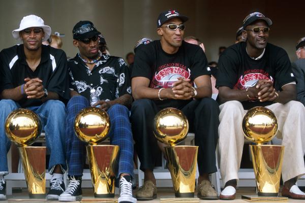 Dennis Rodman wearing the Converse Chuck Taylor All-Star