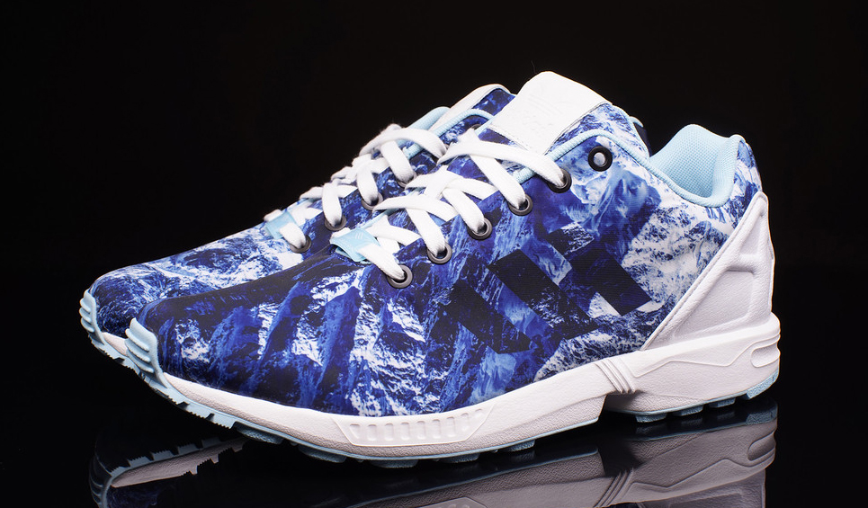 The ZX Flux a Snowy Mountain Print |