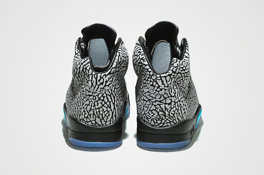 Jordan 5 hotsell elephant print black