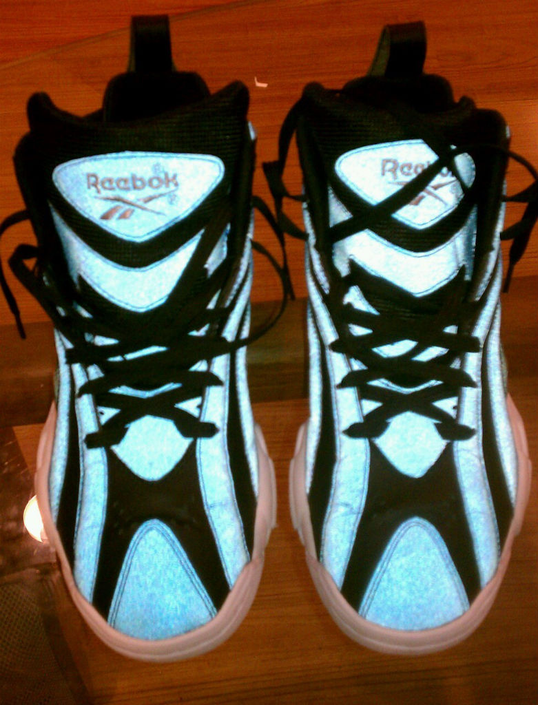 Reebok Shaqnosis Black Blue Reflective Sample V51848 (4)